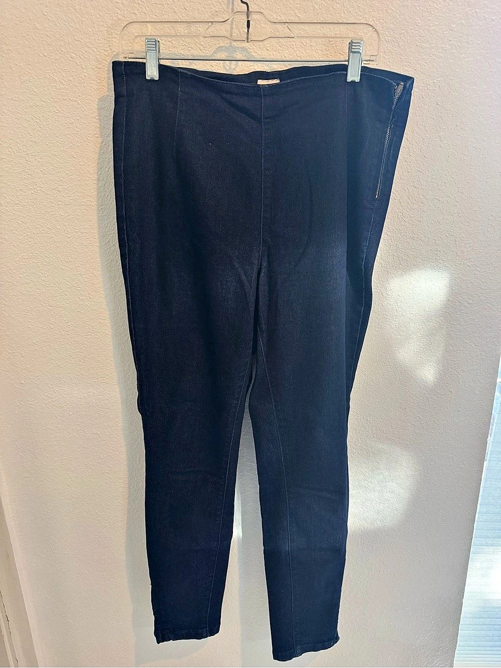 a.n.a Leggings Stretch Denim Blue Waist 29 Size 8 Like New